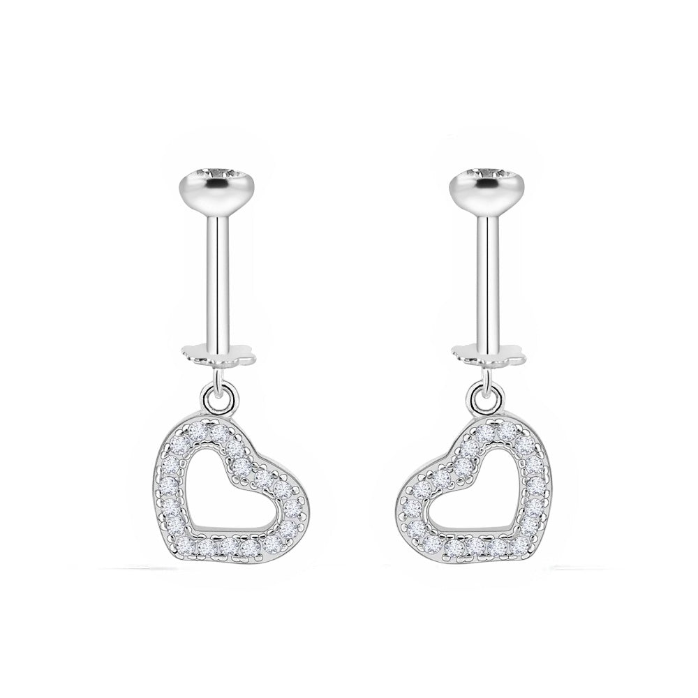 SILVER CURVE HEART
