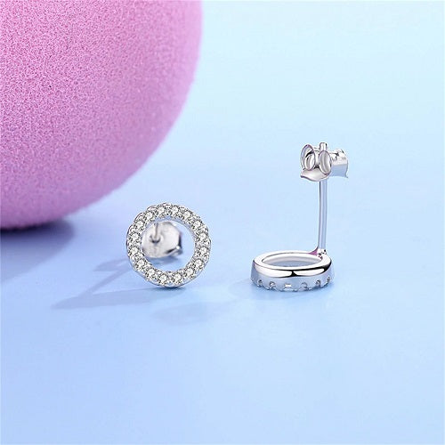 HOLLOW CIRCLE EAR STUD