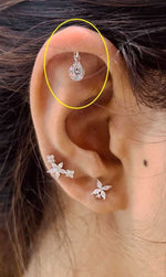 DROP SHAPED EAR HANGING - MyPiercingBook