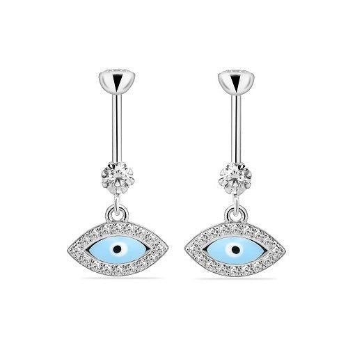 Enamel Evil Eye Hanging - MyPiercingBook