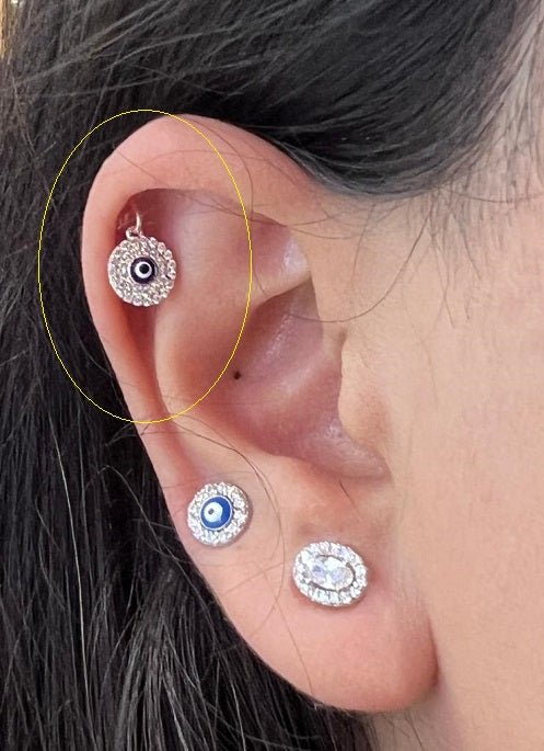 EVIL EYE DOT HANGING - MyPiercingBook