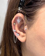 Flower Drop Earring - MyPiercingBook