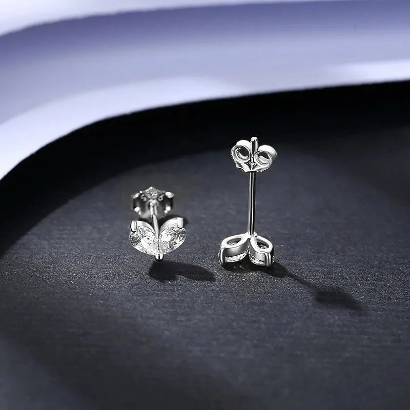 HEART SHAPE EAR STUD - MyPiercingBook